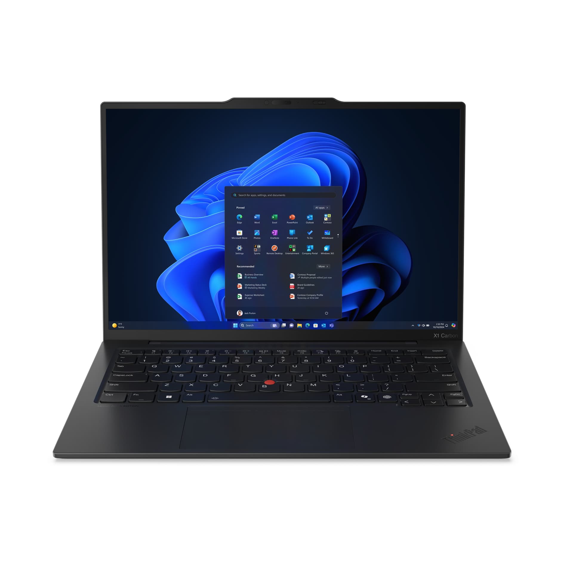 Lenovo ThinkPad X1 Carbon Gen 13 Aura Edition Copilot+ PC, Intel Core Ultra 7, 35,6 cm (14"), 1920 x 1200 pixels, 32 GB, 1 TB, Windows 11 Pro