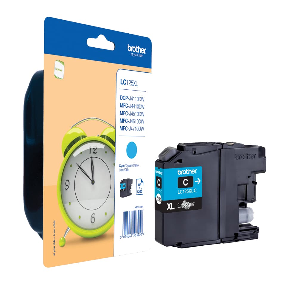 BROTHER TINTEIRO AZUL LC125XL