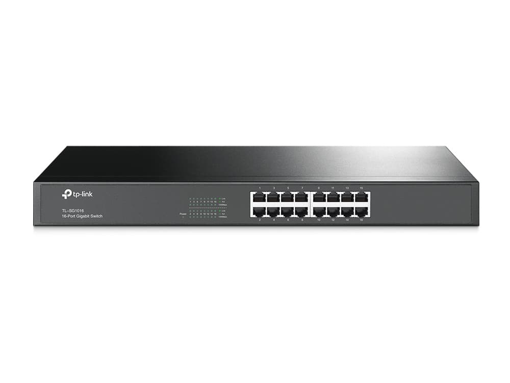 TP-LINK 16port Gigab. Switch 19in-Rack