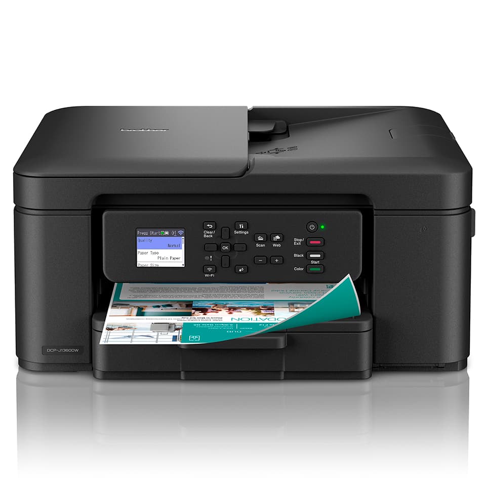 BROTHER DCPJ1360DW MFP Color 3-in-1 A4 inkjet ADF Duplex with smartphone app Wi-Fi and Wi-Fi direct