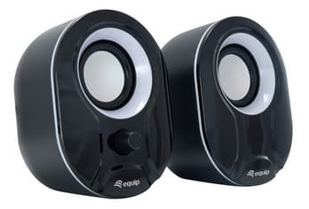 EQUIP LIFE MINI COLUNAS 6W USB CONTROLO SOM PRETO/BRANCO