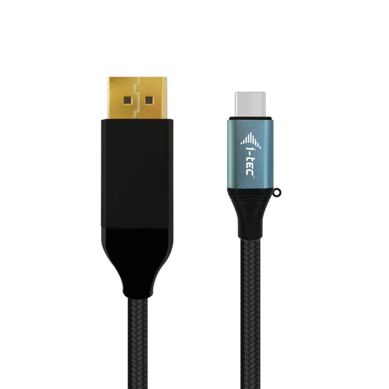 I-TEC USB C DisplayPort Cable Adapter 4K 60 Hz 150cm compatible with Thunderbolt 3