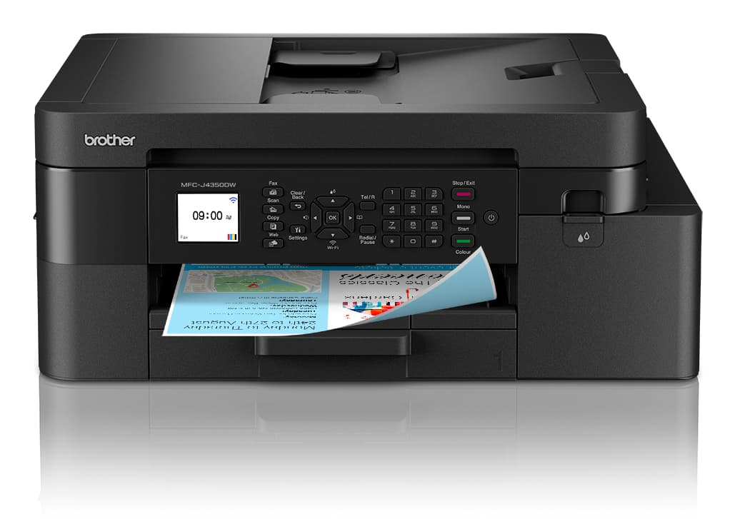 BROTHER MFCJ4350DW MFP Colour 4 in 1 ink-jet Duplex ADF TOUCHSCREEN 4.5 Wi-Fi and Wi-Fi direct Mobile Connect App