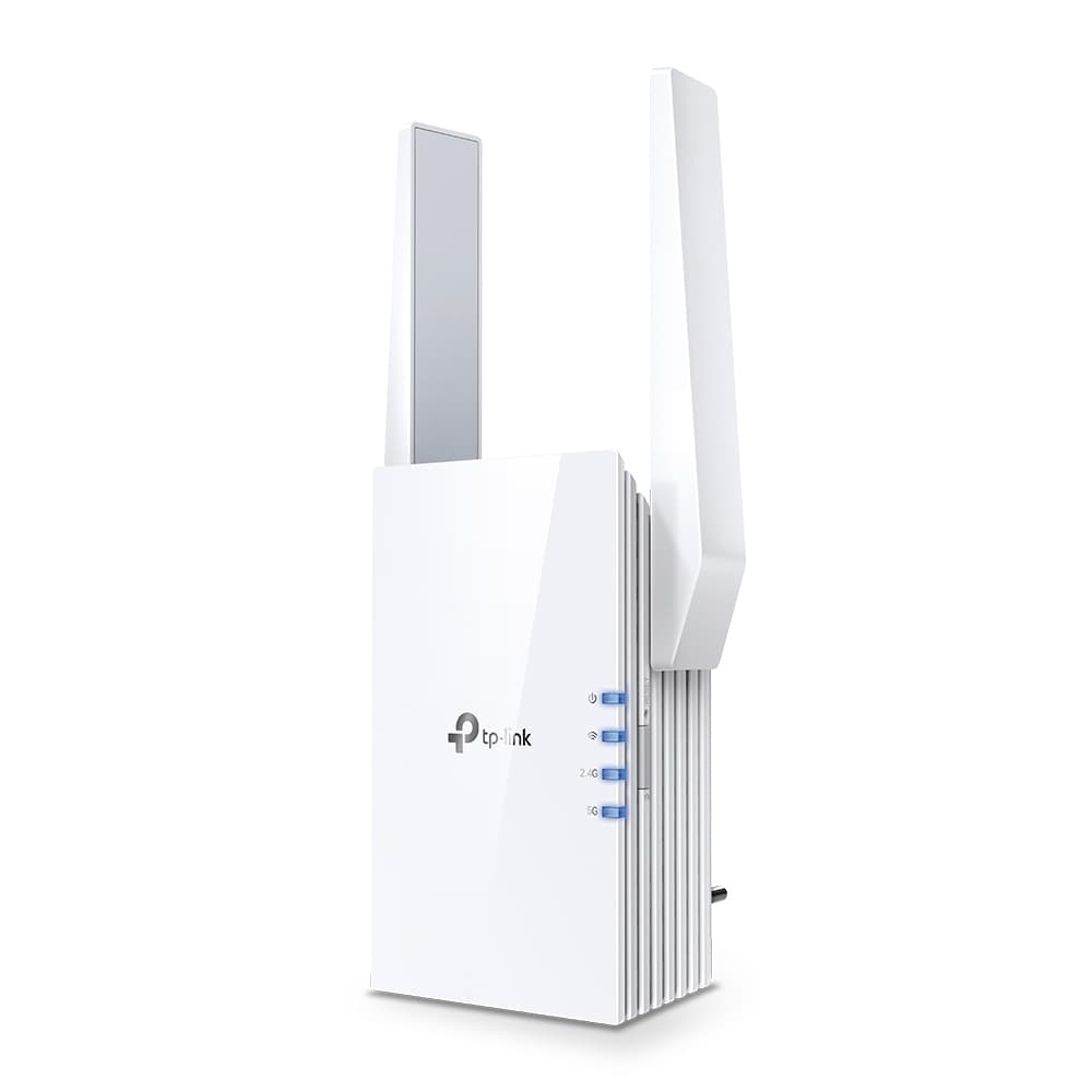 TP-LINK AX1500 Wi-Fi 6 Range Extender Broadcom 1.5GHz Tri-Core CPU Wall Plugged 2 external antennas