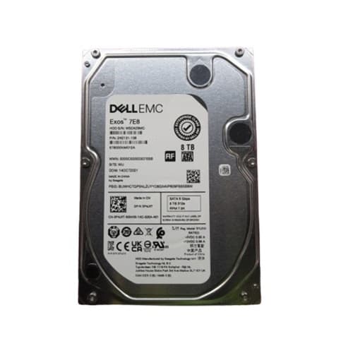 DELL HDD 3.5" 8TB HARD DRIVE SATA 6Gbps 7.2K RPM 512e 3.5IN CK