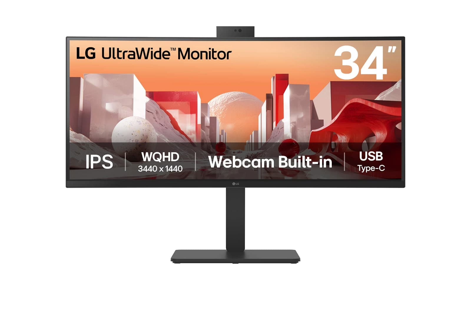 LG 34BA85QE-B, 86,4 cm (34"), 3440 x 1440 pixels