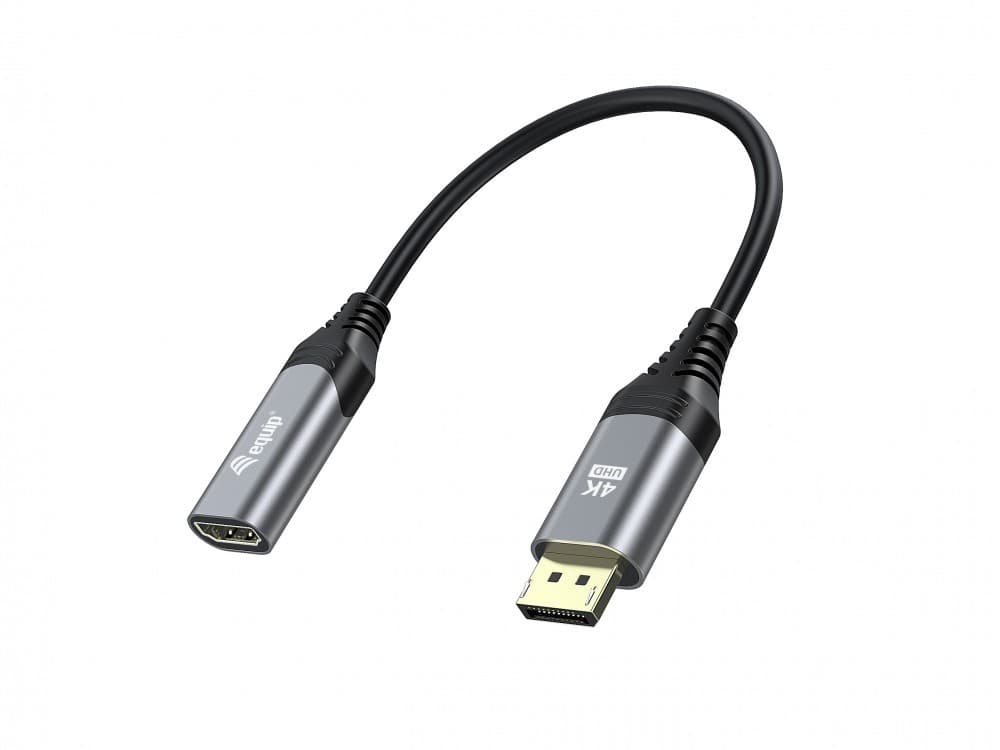 EQUIP ADAPTADOR DISPLAYPORT 1.2 PARA HDMI 4K/60Hz