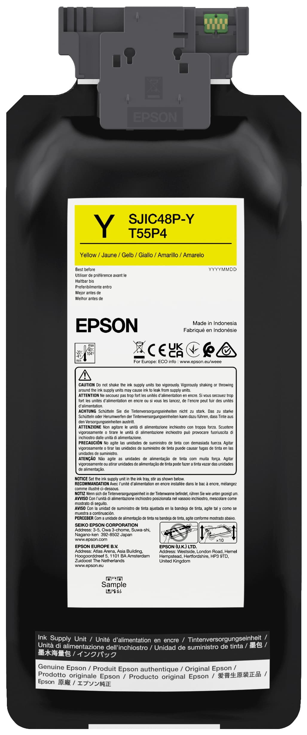 EPSON TINTEIRO AMARELO CW-C8000e